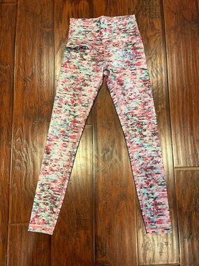 Ivivva Multicolor Pink Blue Leggings